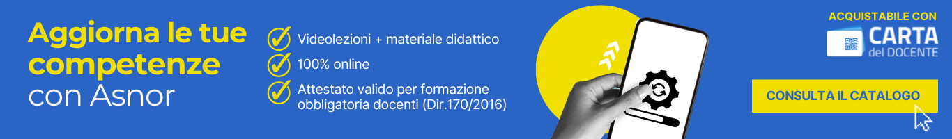 Corsi di aggiornamento - Banner per pagina Risorse gratuite