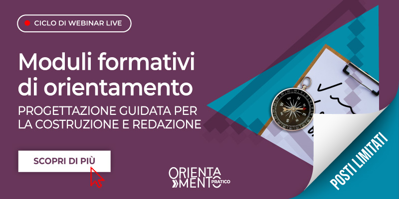 Webinar - Moduli formativi di orientamento