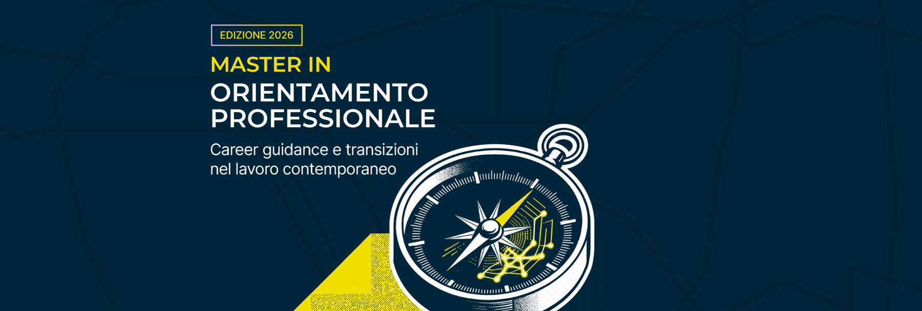 Master in Orientamento professionale: Career Guidance e Transizioni nel Lavoro Contemporaneo